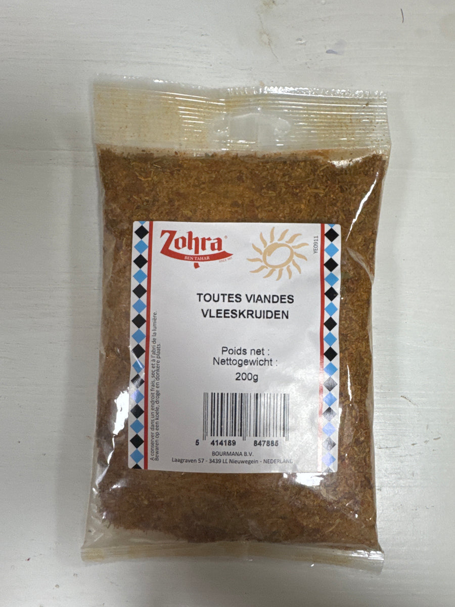 TOUTES VIANDES
VLEESKRUIDEN Zehra 200g