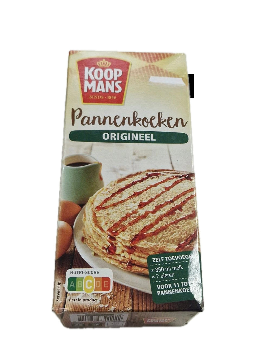 Pannenkoeken
ORIGINEEL KOOP
MANS 400g