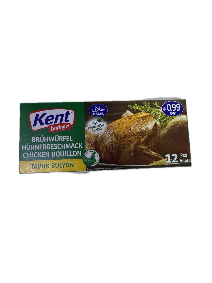 BRÜHWÜRFEL
HÜHNERGESCHMACK CHICKEN BOUILLON 120g