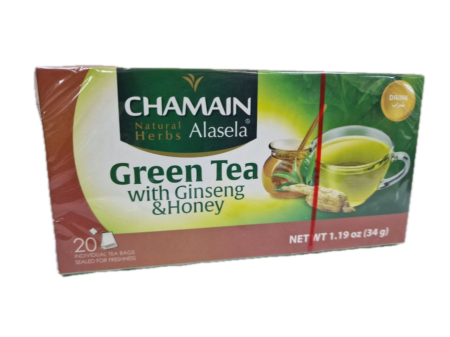 Green Tea
with Ginseng
&Honey CHAMAIN 34g