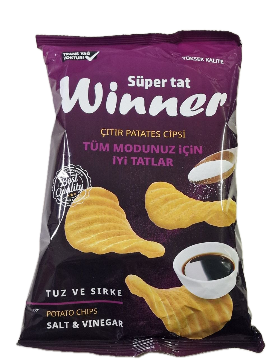 Winner
ÇITIR PATATES CIPSİ
TÜM MODUNUZ İÇİN
¡YI TATLAR 50g
