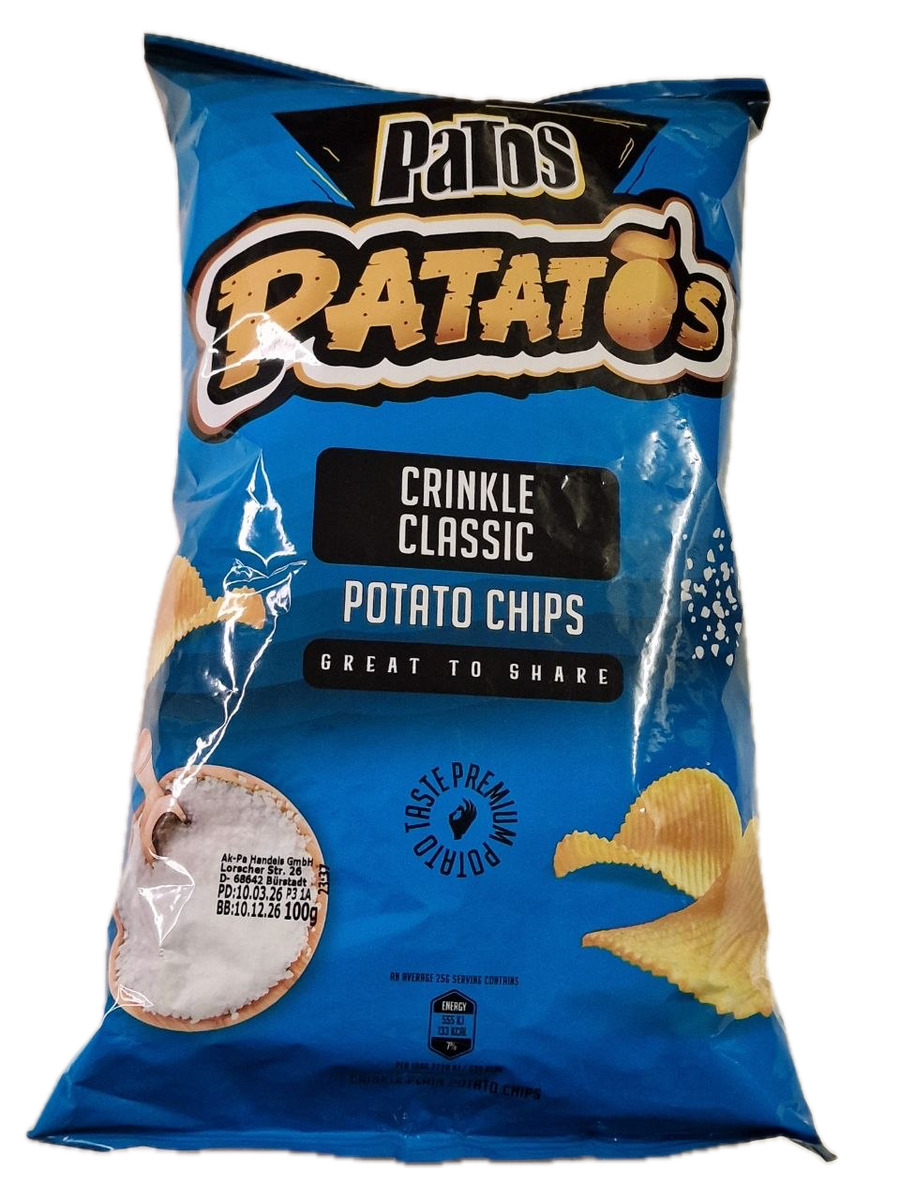 Paros
PRATATOS CRINKLE CLASSIC 100g