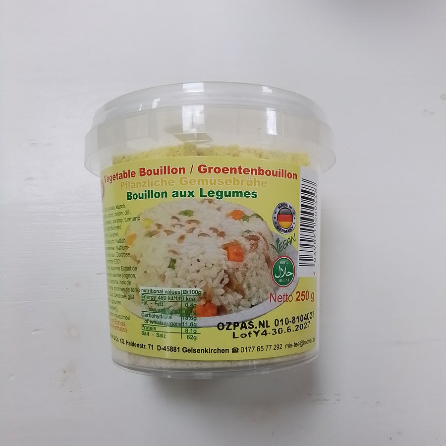 Bouillon aux legumes Mis