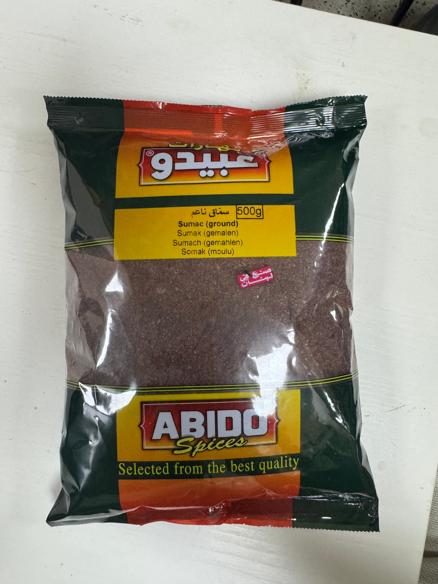 Sumac (ground)
ABIDO
500g|