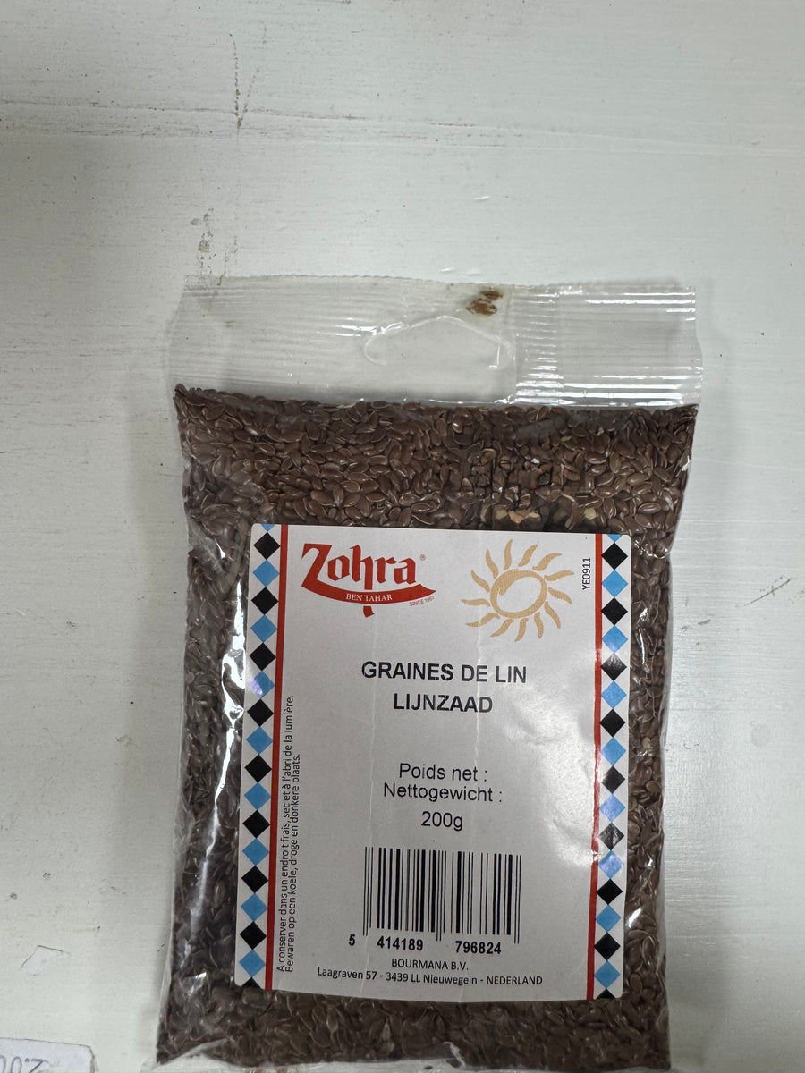 GRAINES DE LIN
LIJNZAAD Zehra 200g
