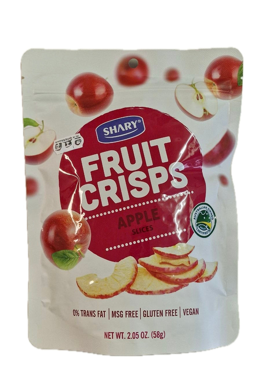 FRUIT
CRISPS APPLE SHARY 58g