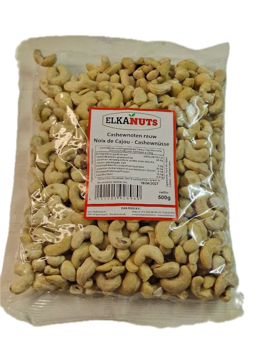 Cashewnoten rauw ELKANUTS 500g