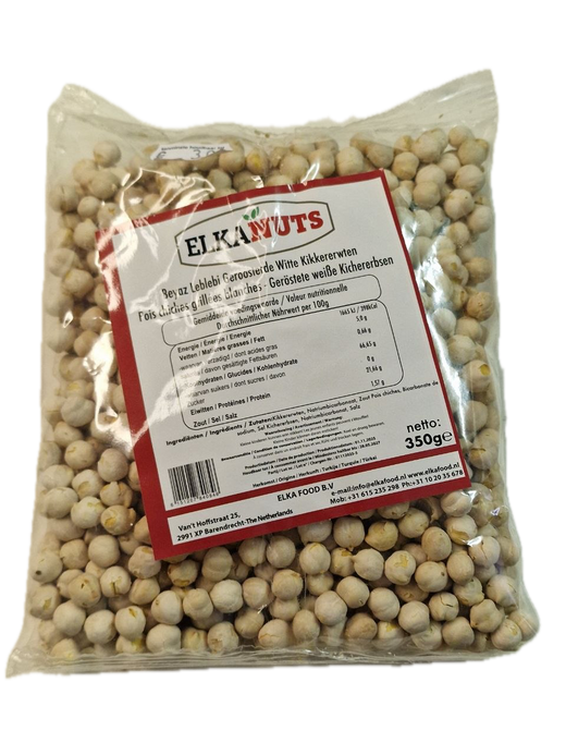 Beyaz Leblebi Geroosierde Witte Kikkererwten ELKANUTS 350g
