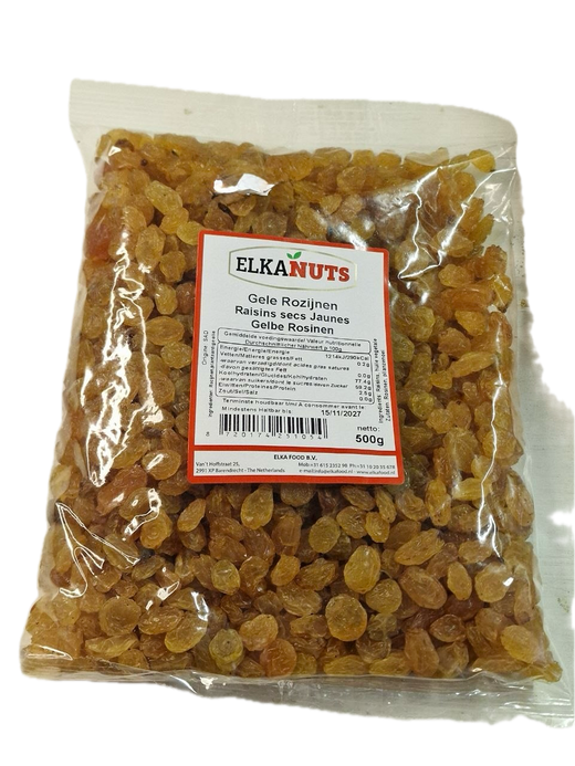 Gele Rozijnen ELKANUTS 500g