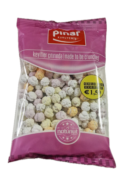 RENKLİ ŞEKER LEBLEBI
Gekleurde Suiker Kikkererwten 175g