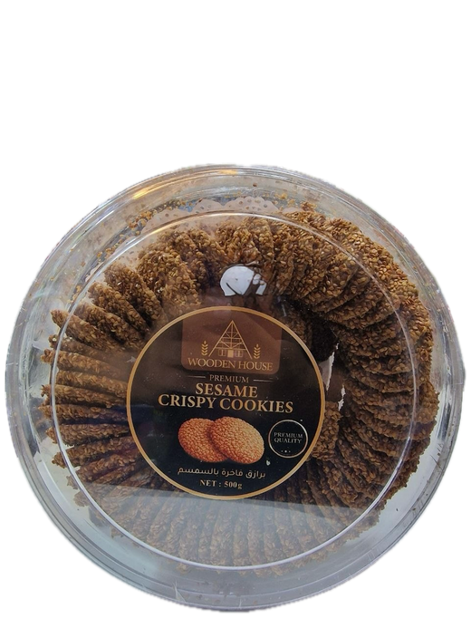 SESAME
CRISPY COOKIES WOODEN HOUSE 500g
