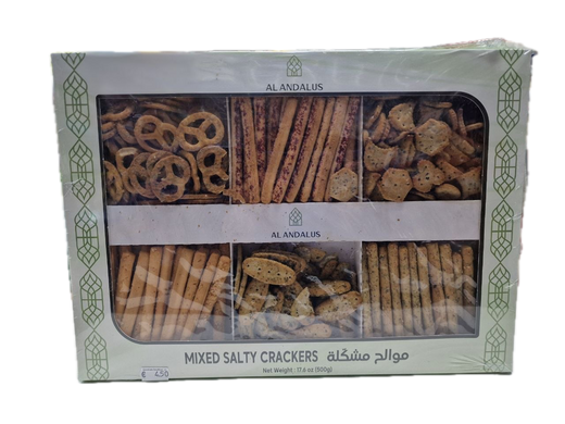 MIXED SALTY CRACKERS AL ANDALUS 500g