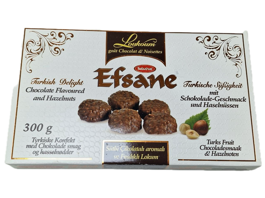 Efsane Turks Fruit
Chocoladesmaak 300g