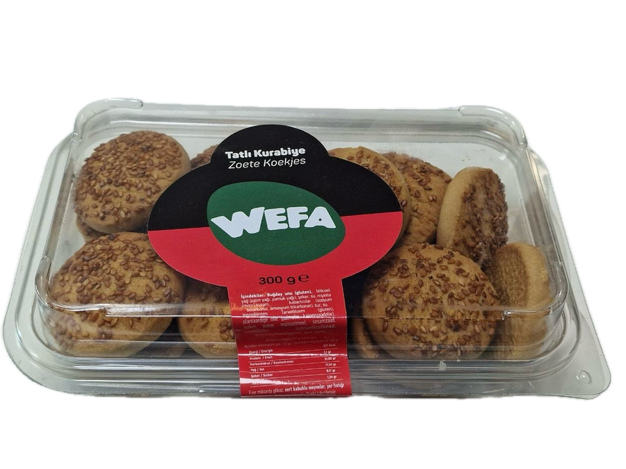Tatlı Kurabiye
Zoete Koekjes WEFA 300g