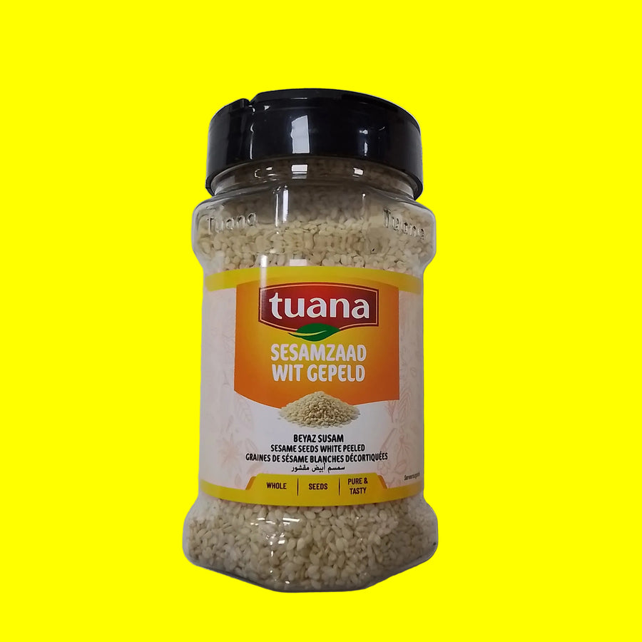 Sesamzaad wit gepeld Tuana