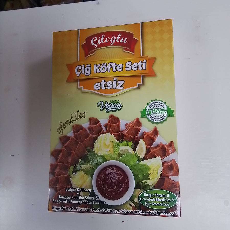 Çiğ köfte etsiz