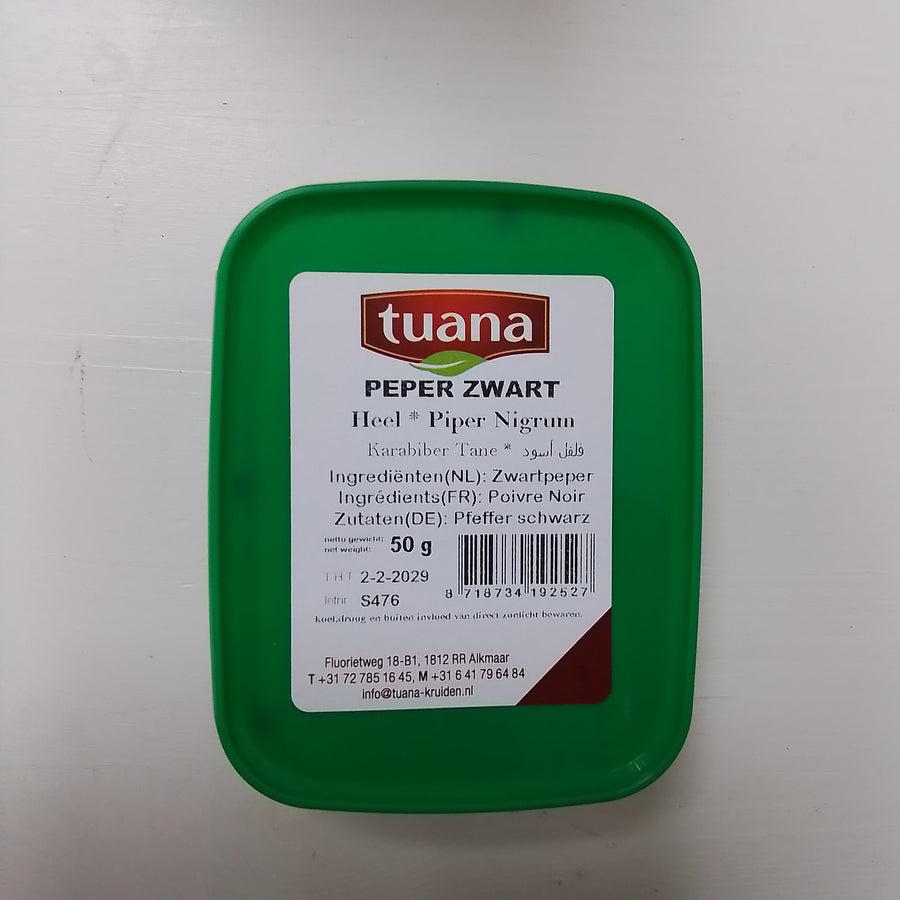 Peper zwart heel Tuana