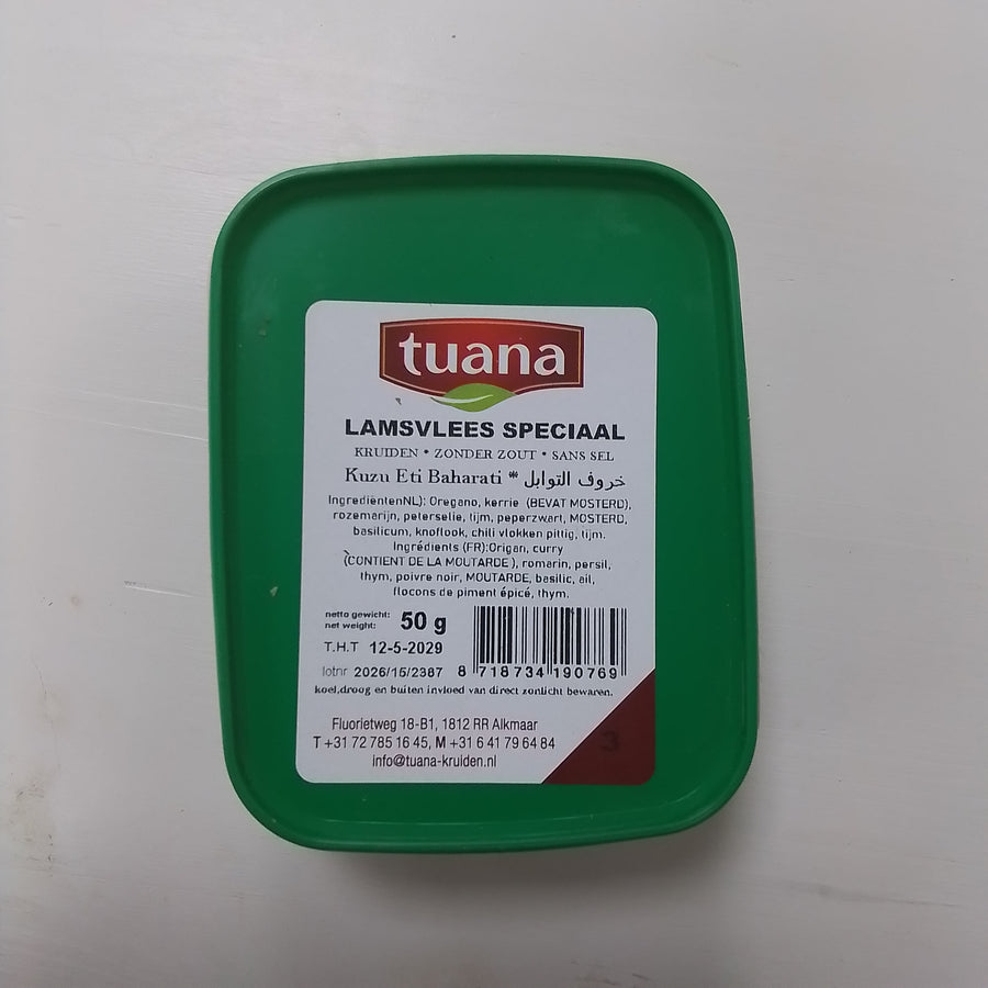 Lamsvlees speciaal Tuana
