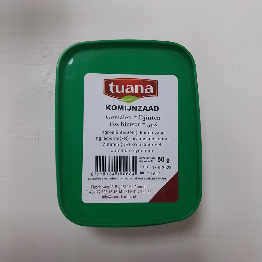 Komijnzaad gemalen Tuana