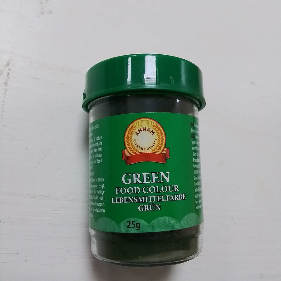 Food kleur groen 25g