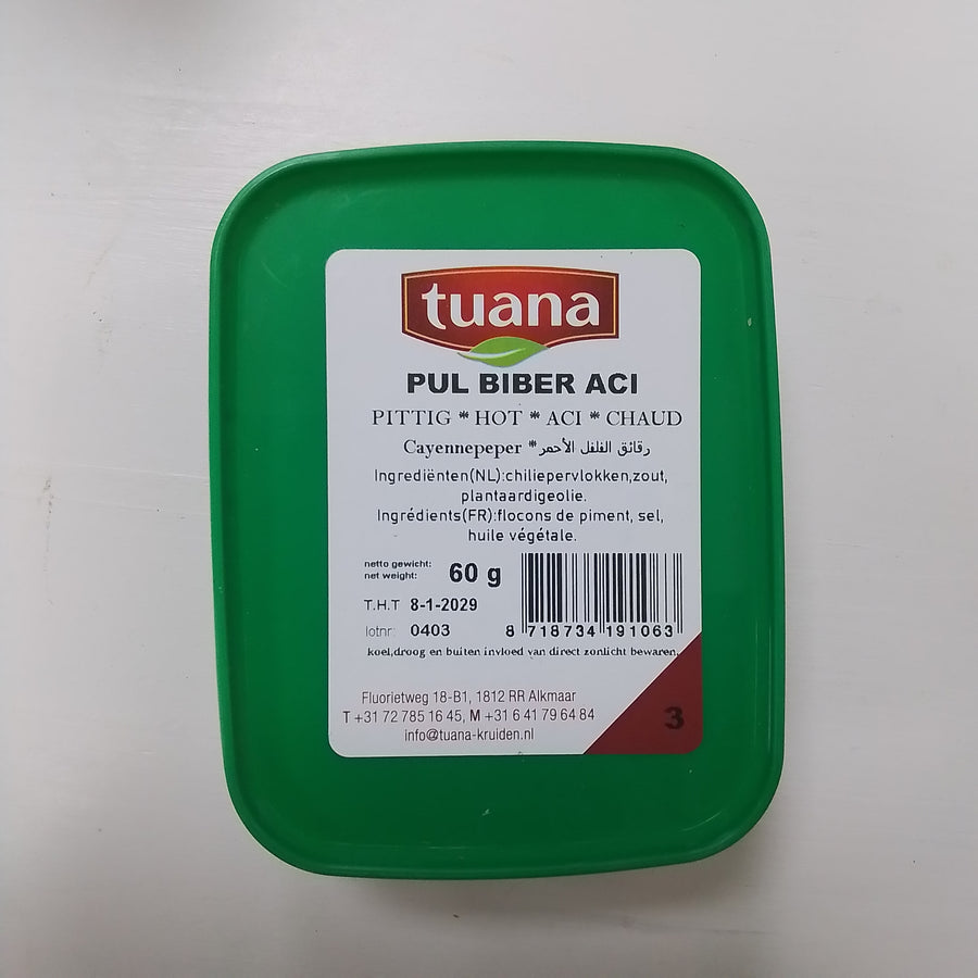 Pul biber zoet Tuana