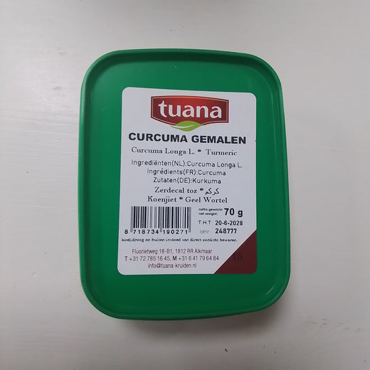 Curcuma gemalen Tuana