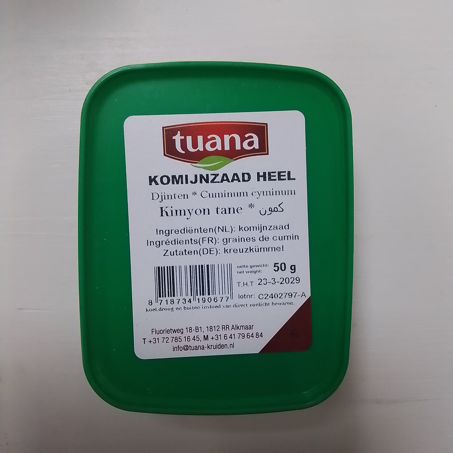 Komijnzaad heel Tuana