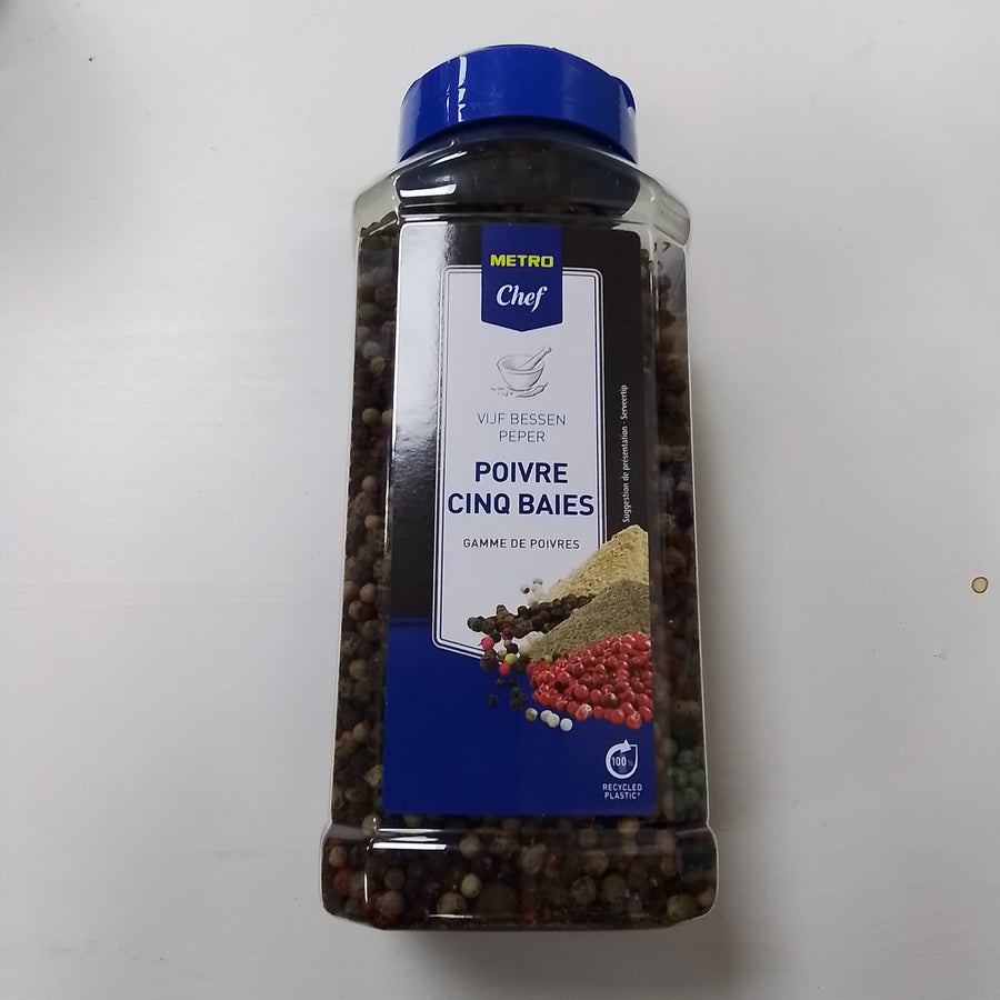 Poivre cinọ baies Metro chef