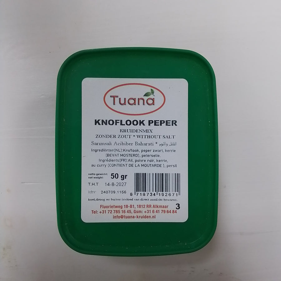 Knoflook peper Tuana